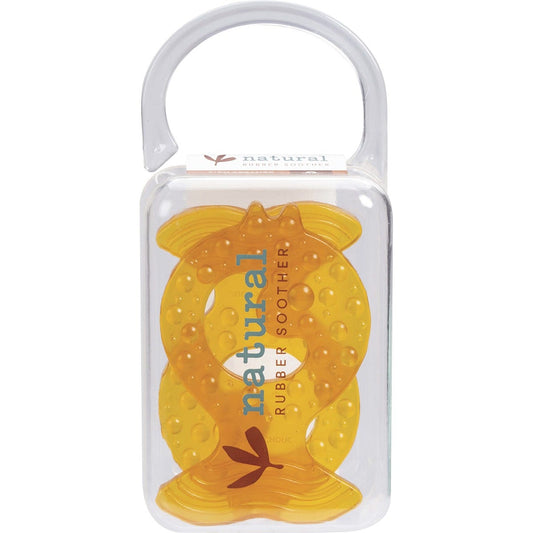 Natural Rubber Soothers- Teether Twin Pack Fish-2pk