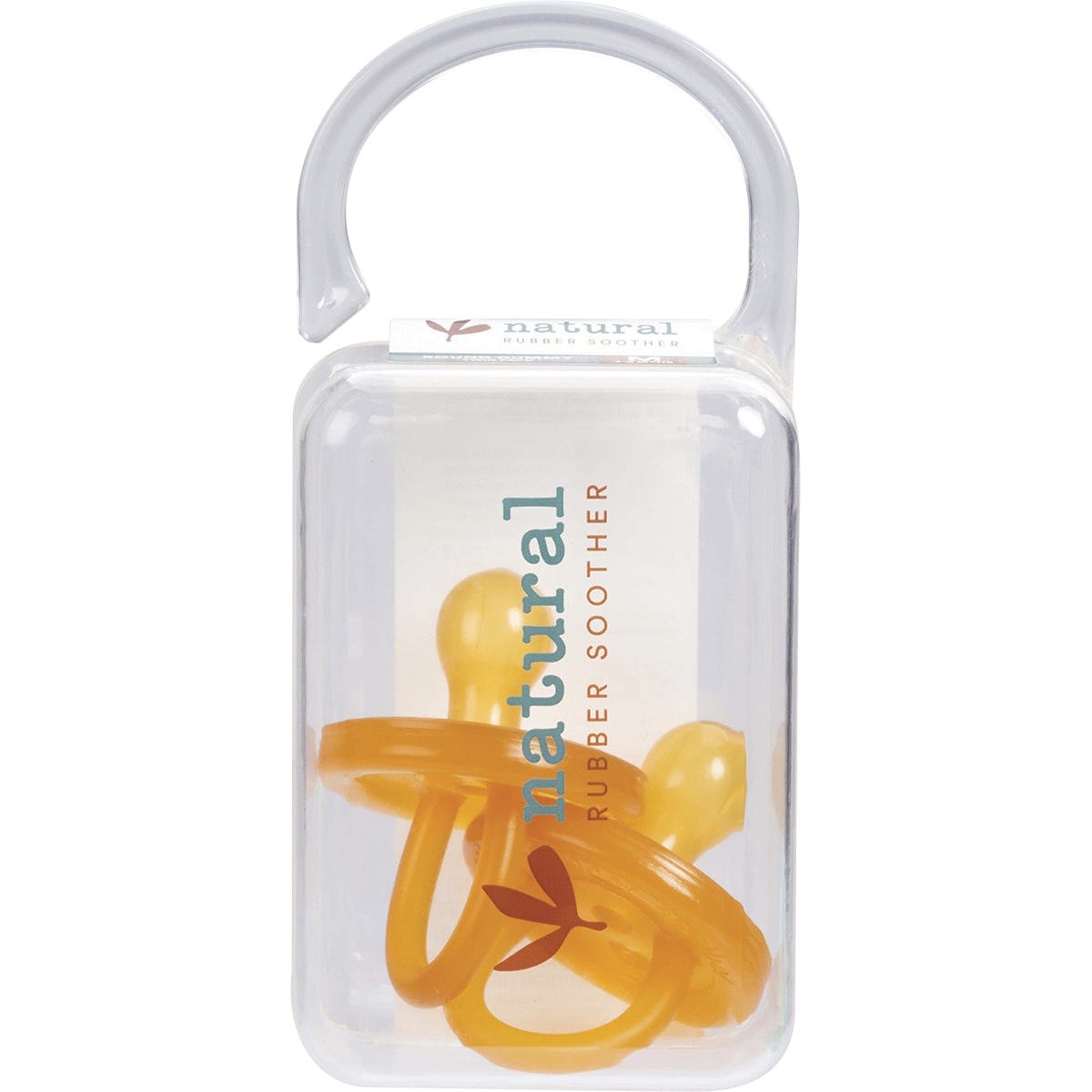 Natural Rubber Soothers- Soother Twin Pack Medium Rounded 3-6 mths-2pk