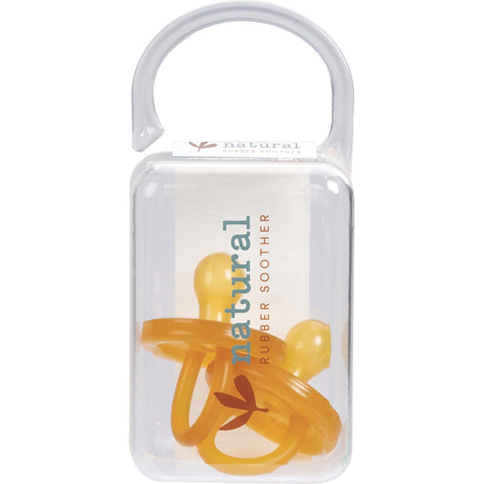 Natural Rubber Soothers- Soother Twin Pack Medium Rounded 3-6 mths-2pk
