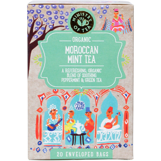 Ministry of Tea- Organic Moroccan Mint Tea Tea Bags-20pk