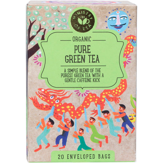 Ministry of Tea- Organic Pure Green Tea Bags-20pk