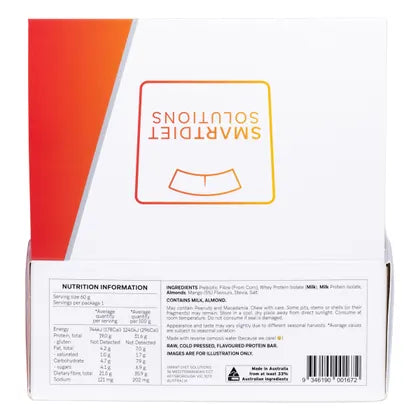 Smart Protein Bar- Mango Cream Flavour Protein Bar-12x60g