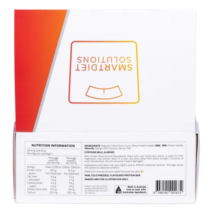 Smart Protein Bar- Mango Cream Flavour Protein Bar-12x60g