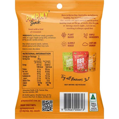 Pimp My Snack- Maple Cinnamon Seeds Clusters-12x40g