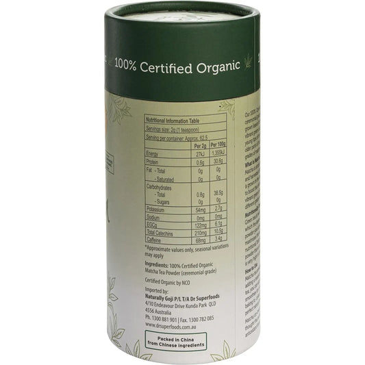 Dr Superfoods- Matcha Tea Powder-125g