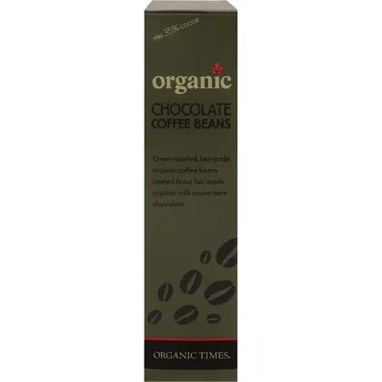 Organic Times- Milk Chocolate Coffee Beans-150g