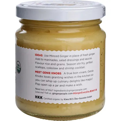 The Ginger People- Minced Ginger Organic-12x190g