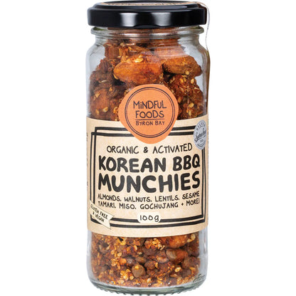 Mindful Foods- Korean BBQ Munchies Organic & Activated-100g