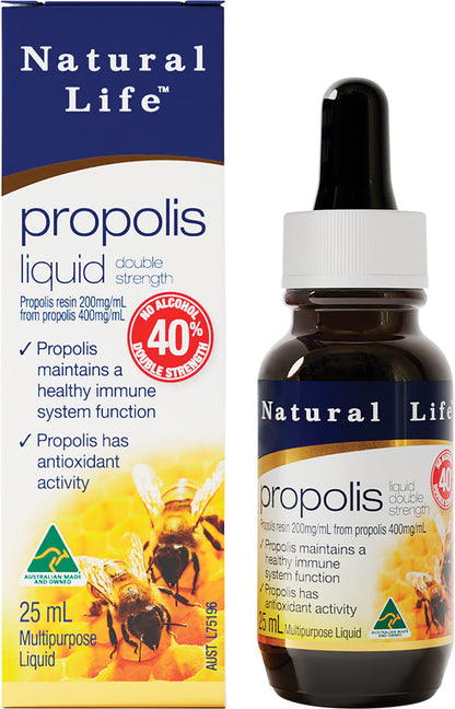 Natural Life- Propolis Liquid 40% No Alcohol-25ml