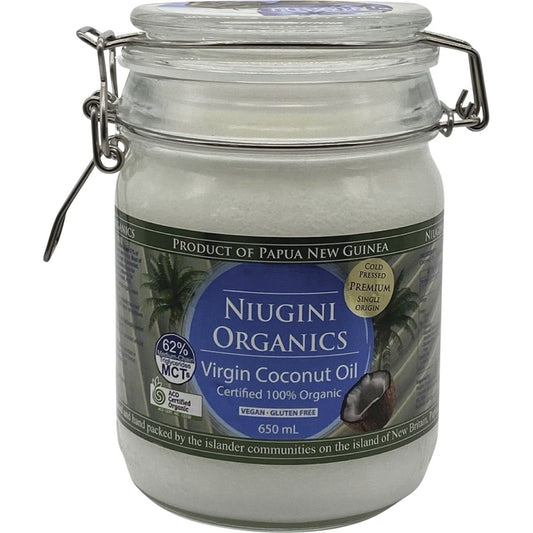 Niugini Organics- Virgin Coconut Oil 100% Pure-650ml