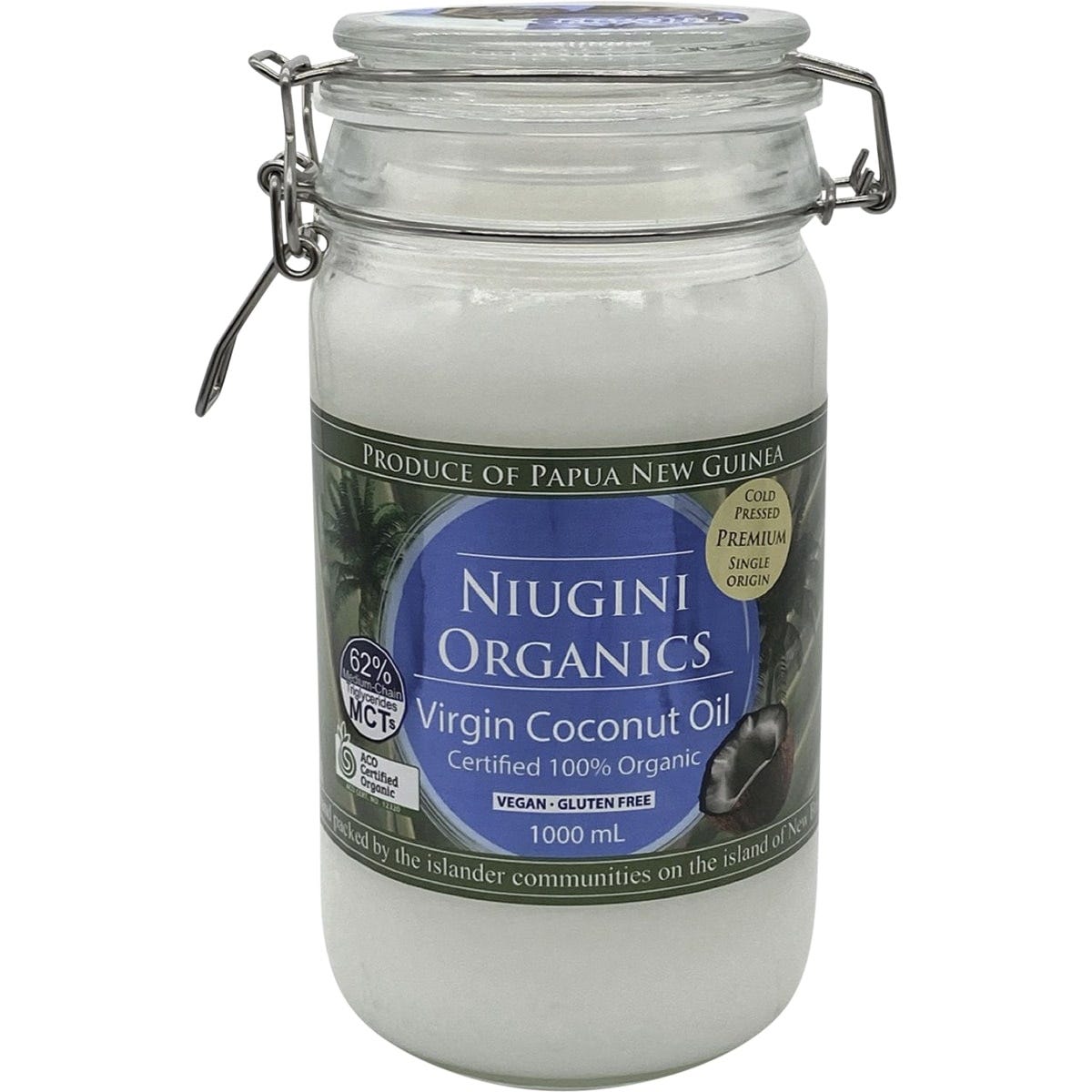 Niugini Organics- Virgin Coconut Oil 100% Pure-1L