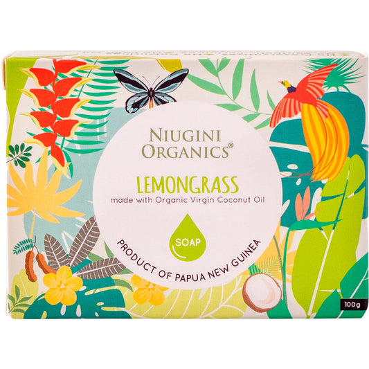 Niugini Organics- Virgin Coconut Oil Soap Lemongrass-100g