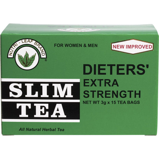 Nutri-Leaf- Herbal Tea Bags Slim Tea Extra Strength-15pk