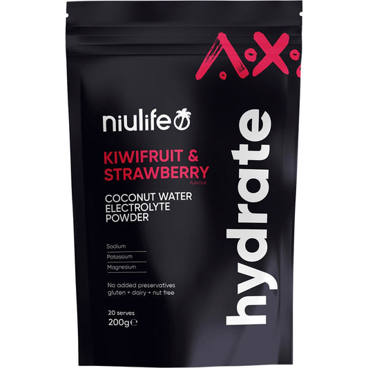 Niulife- Hydrate Electrolyte Powder Kiwifruit & Strawberry-200g