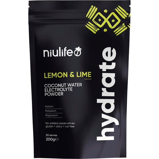 Niulife- Hydrate Electrolyte Powder Lemon & Lime-200g