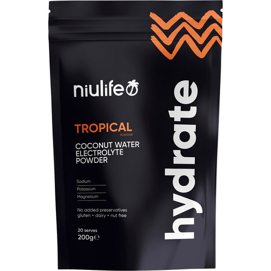 Niulife- Hydrate Electrolyte Powder Tropical-200g