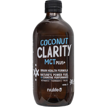 Niulife- Coconut MCT Plus+ Oil Clarity-6x500ml