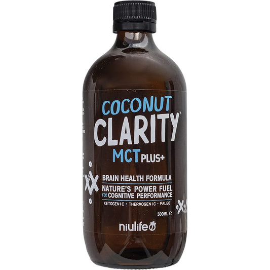Niulife- Coconut MCT Plus+ Oil Clarity-6x500ml