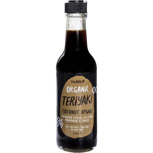 Niulife- Organic Coconut Amino Sauce Teriyaki-6x250ml