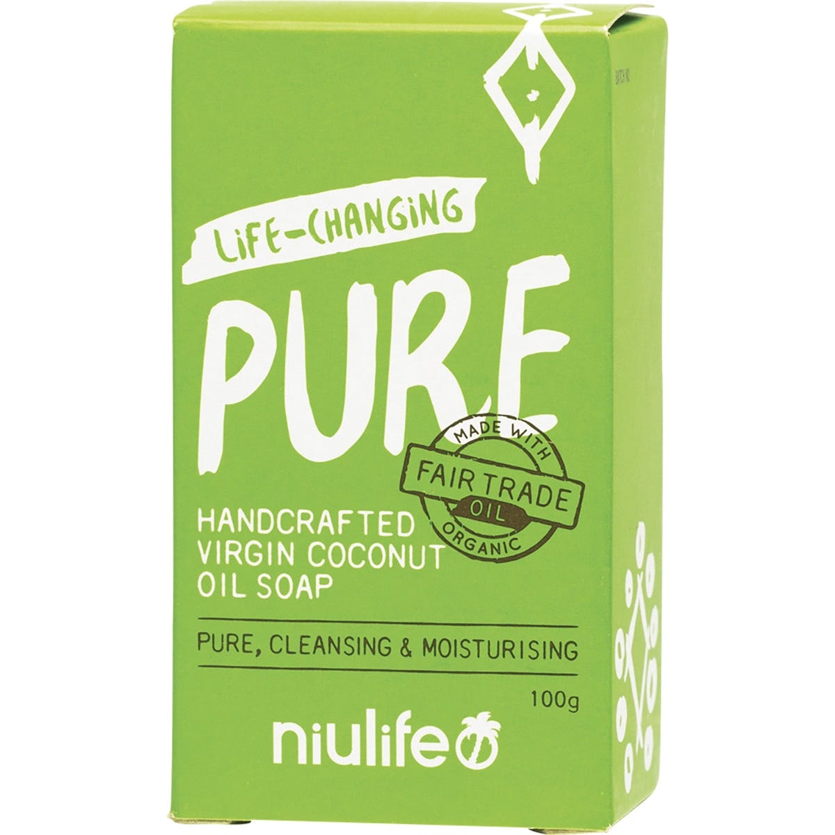 Niulife- Coconut Oil Soap Pure-100g