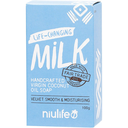 Niulife- Coconut Oil Soap Coconut Milk-100g