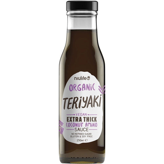 Niulife- Organic Coconut Amino Sauce Extra Thick Teriyaki-6x250ml
