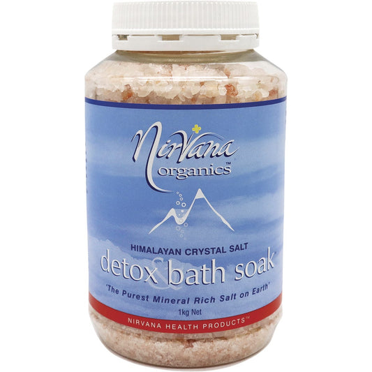 Nirvana Organics- Himalayan Crystal Salt Detox Bath Soak-1kg