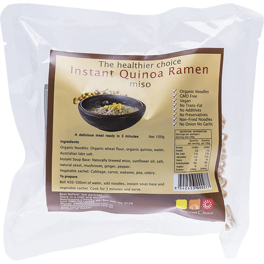 Nutritionist Choice- Instant Quinoa Ramen Miso-100g
