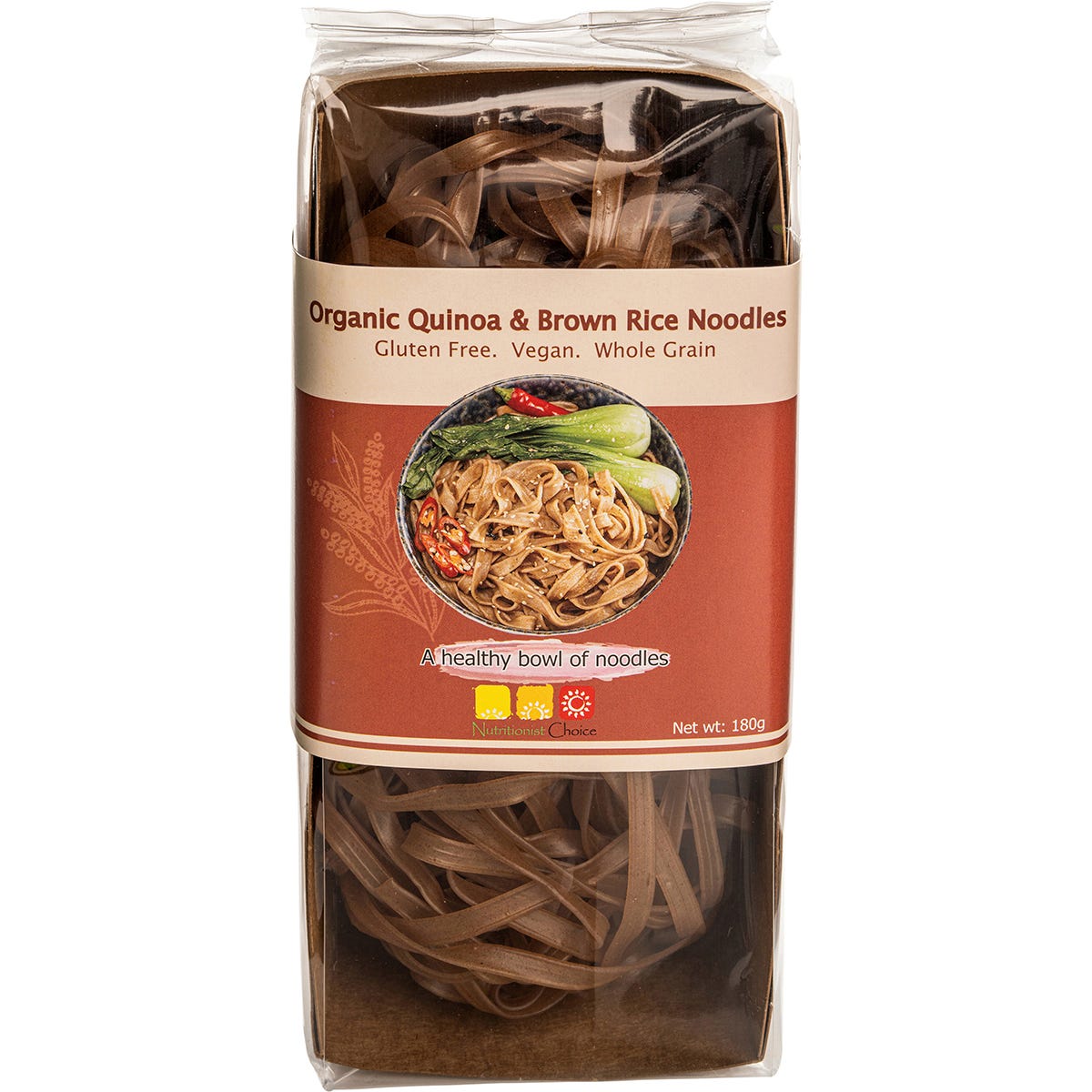 Nutritionist Choice- Rice Noodles Organic Quinoa & Brown-180g