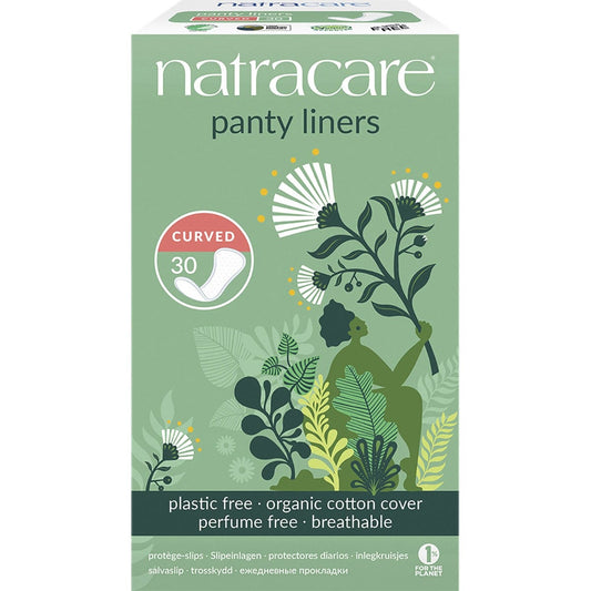 Natracare- Panty Liners Curved-30pk