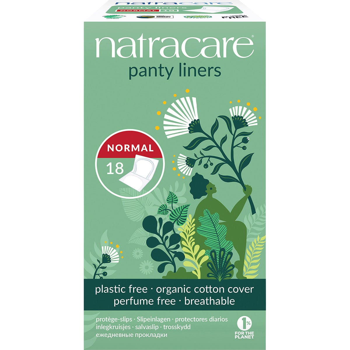 Natracare- Panty Liners Normal-18pk