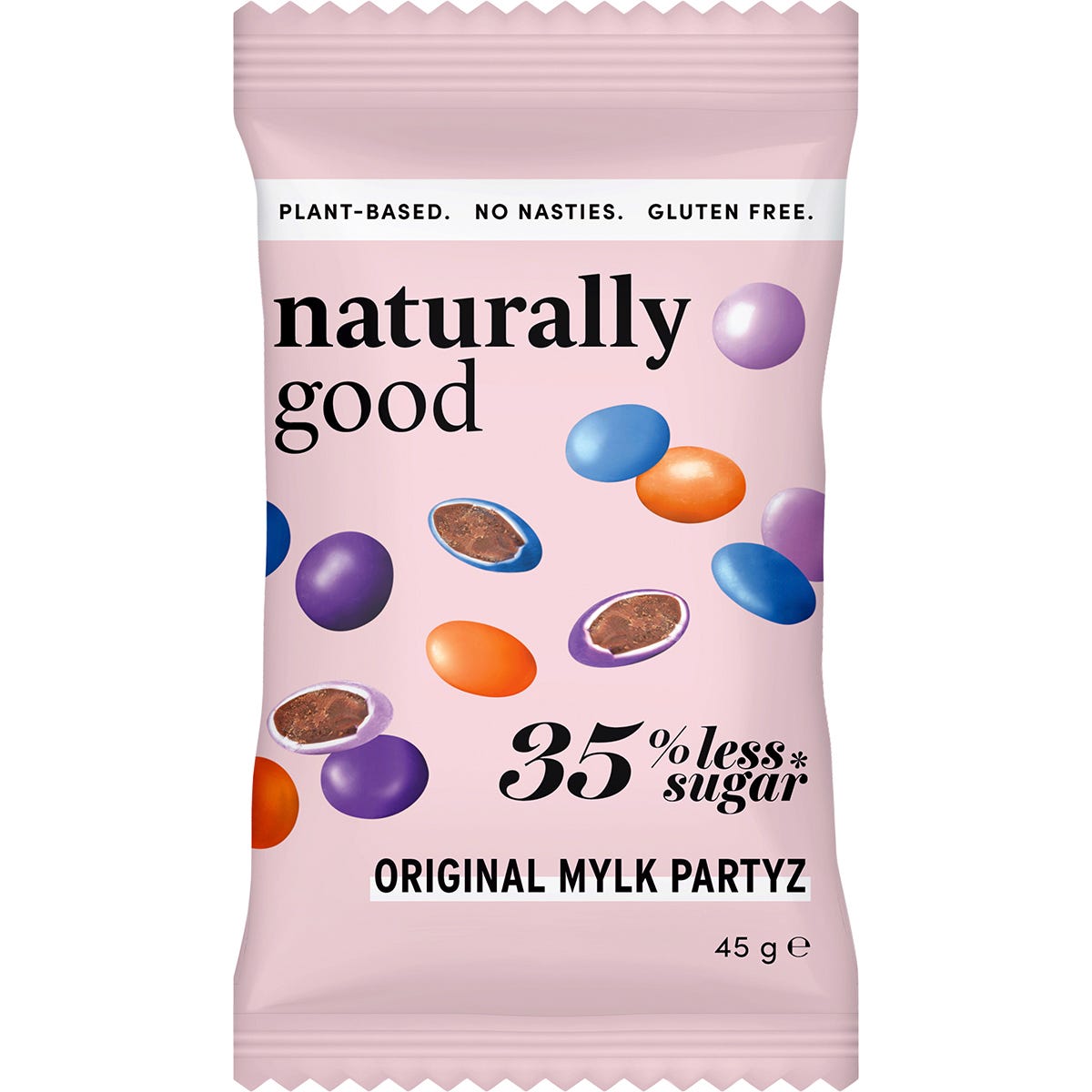 Naturally Good- Original Mylk Partyz 35% less sugar-10x45g