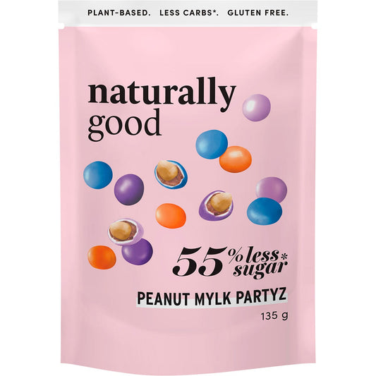 Naturally Good- Peanut Mylk Partyz 55% less sugar-6x135g