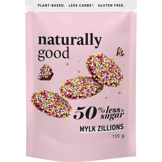 Naturally Good- Mylk Zillions 50% less sugar-6x135g