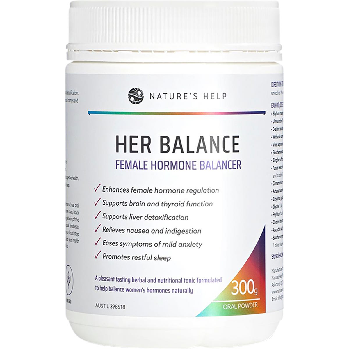 Nature's Help- Her Balance Female Hormone Balancer-300g