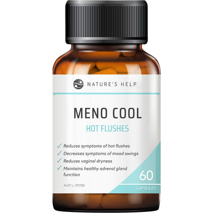 Nature's Help- Meno Cool Hot Flushes Capsules-60 Caps