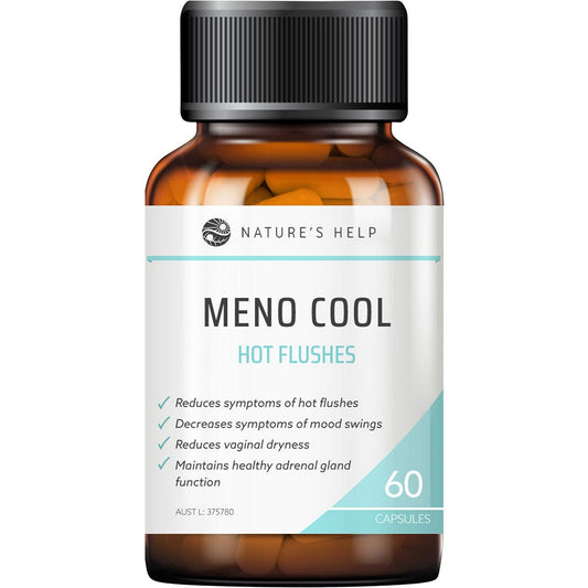 Nature's Help- Meno Cool Hot Flushes Capsules-60 Caps
