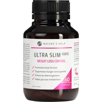 Nature's Help- Ultra Slim Forte Weight Loss Control-60 Caps