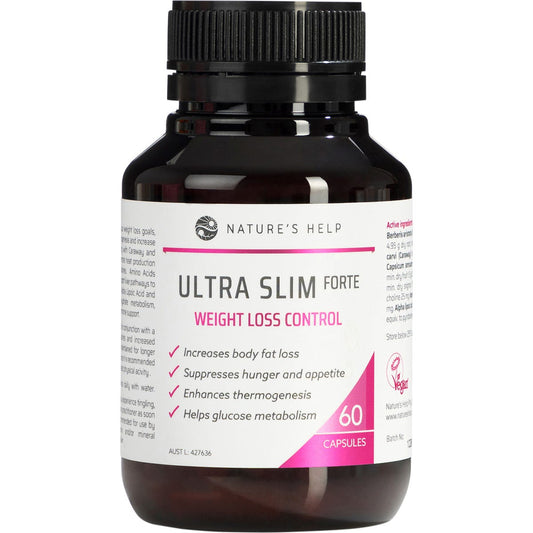 Nature's Help- Ultra Slim Forte Weight Loss Control-60 Caps