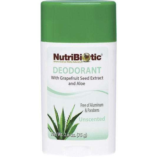 Nutribiotic- Deodorant Stick Unscented-75g