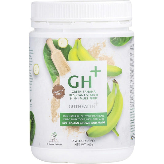 Natural Evolution- GH+ Green Banana Resistant Starch 3-in-1 Multifibre-400g