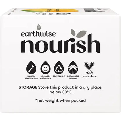 Earthwise Nourish- Natural Soap Bar Lemongrass & Manuka Honey-3pk