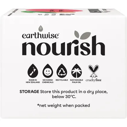 Earthwise Nourish- Natural Soap Bar Rosehip & Almond Oil-3pk