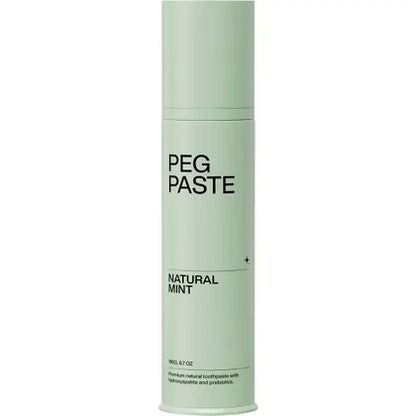 Peg Paste- Natural Toothpaste with Hydroxyapatite Natural Mint-190g