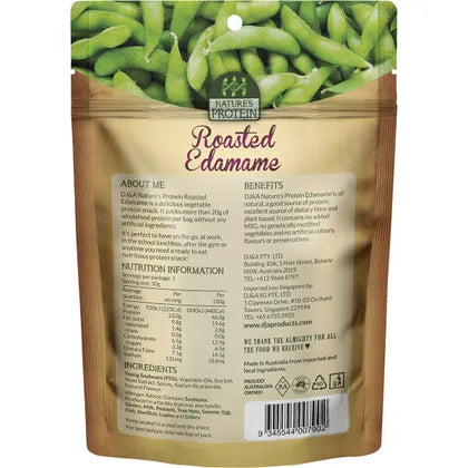DJ&A- Nature's Protein Roasted Edamame-12x50g