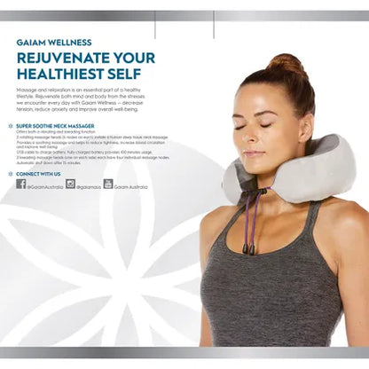 Gaiam- Neck Massager with USB Charger