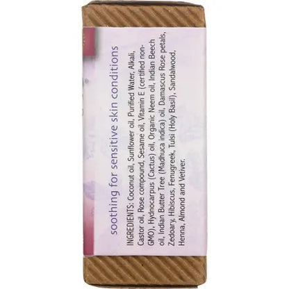 Auromere- Neem Soap Ayurvedic Himalayan Rose-12x78g