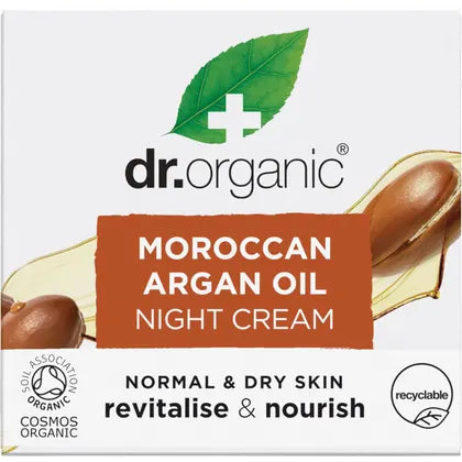 Dr. Organic- Night Cream Moroccan Argan Oil-50ml