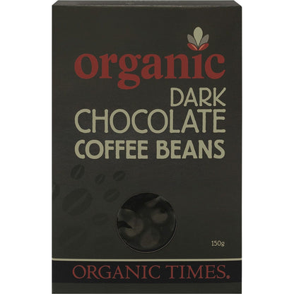 Organic Times- Dark Chocolate Coffee Beans-150g