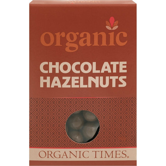 Organic Times- Milk Chocolate Hazelnuts-150g